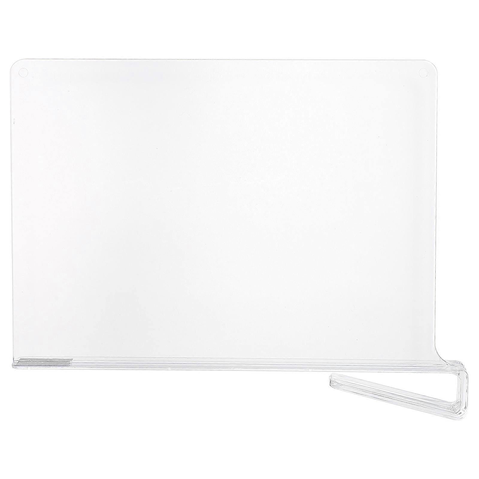 Clear Shelf Separator For Closet Space Maximization 30X20.5CM Slender Appearance Acrylic 1Set
