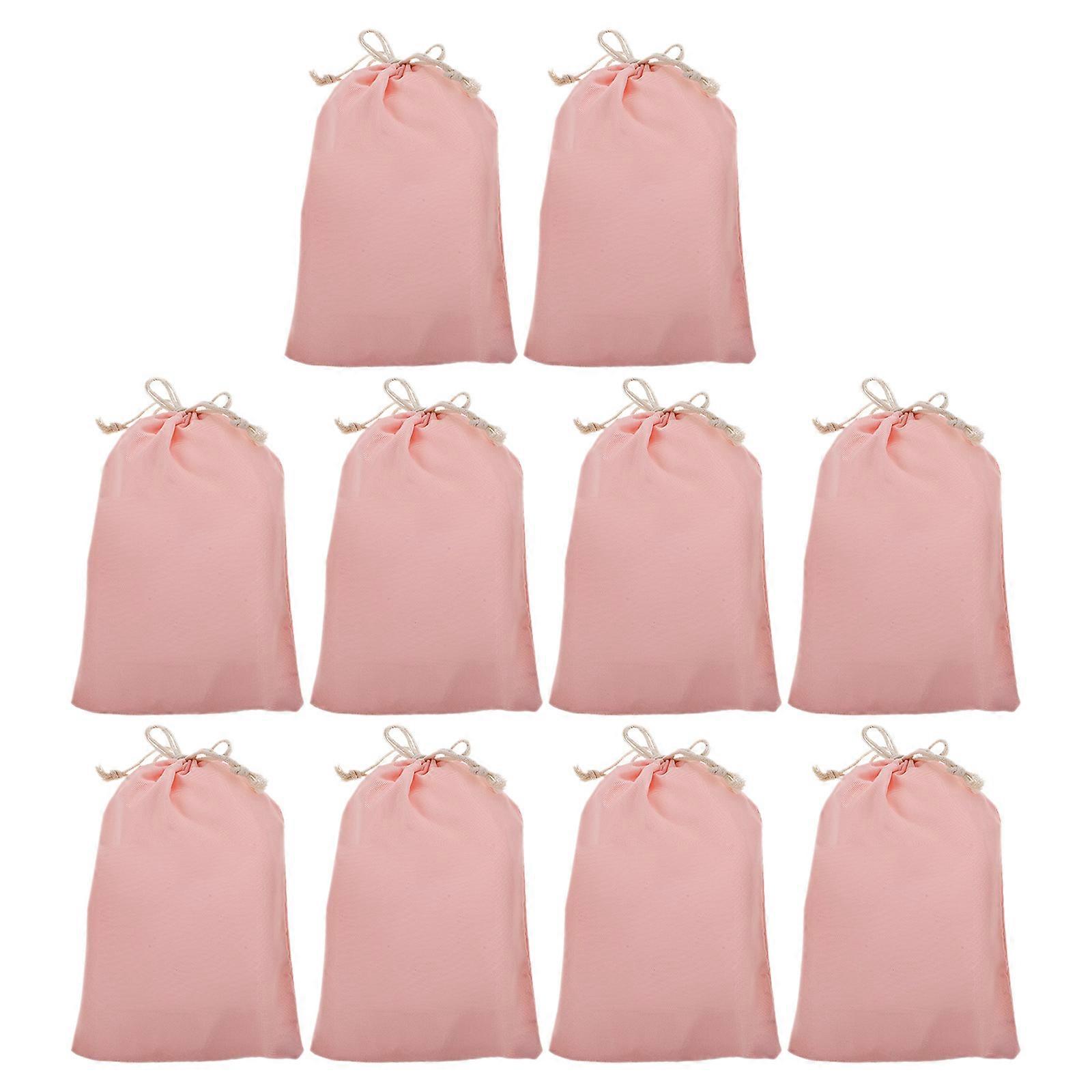 Cotton Bachelorette Goody Bags Drawstring Design Party Favors 10pcs Suitable For Baby Showers