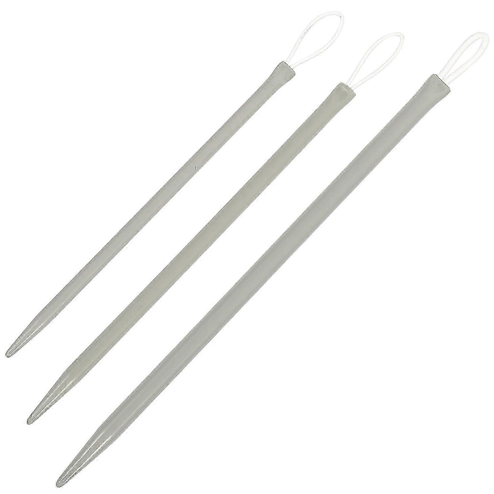 Sewing Must Haves Threading Darning Needles Craft Diy White Plastic Small and Lightweight 6Pcs