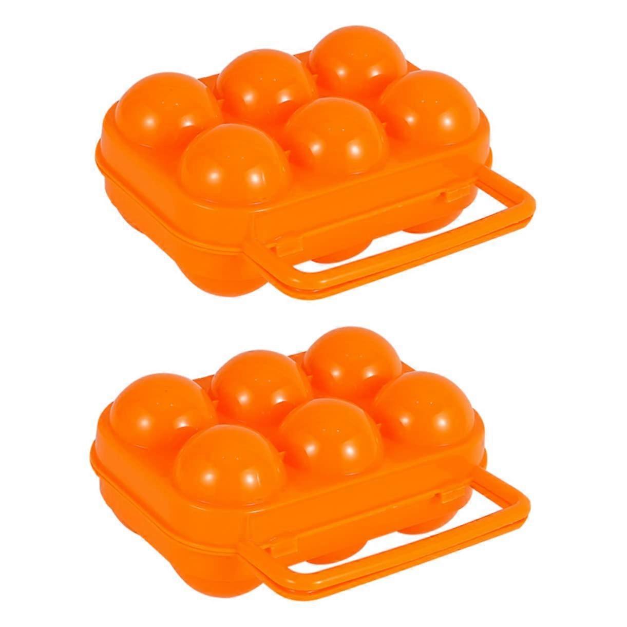 Portable Egg Holder Camping Case Egg Container With Lid