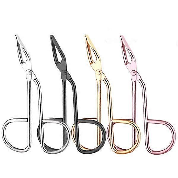 Pince à épiler professionnelle à sourcils en acier inoxydable, 4 pièces, droite