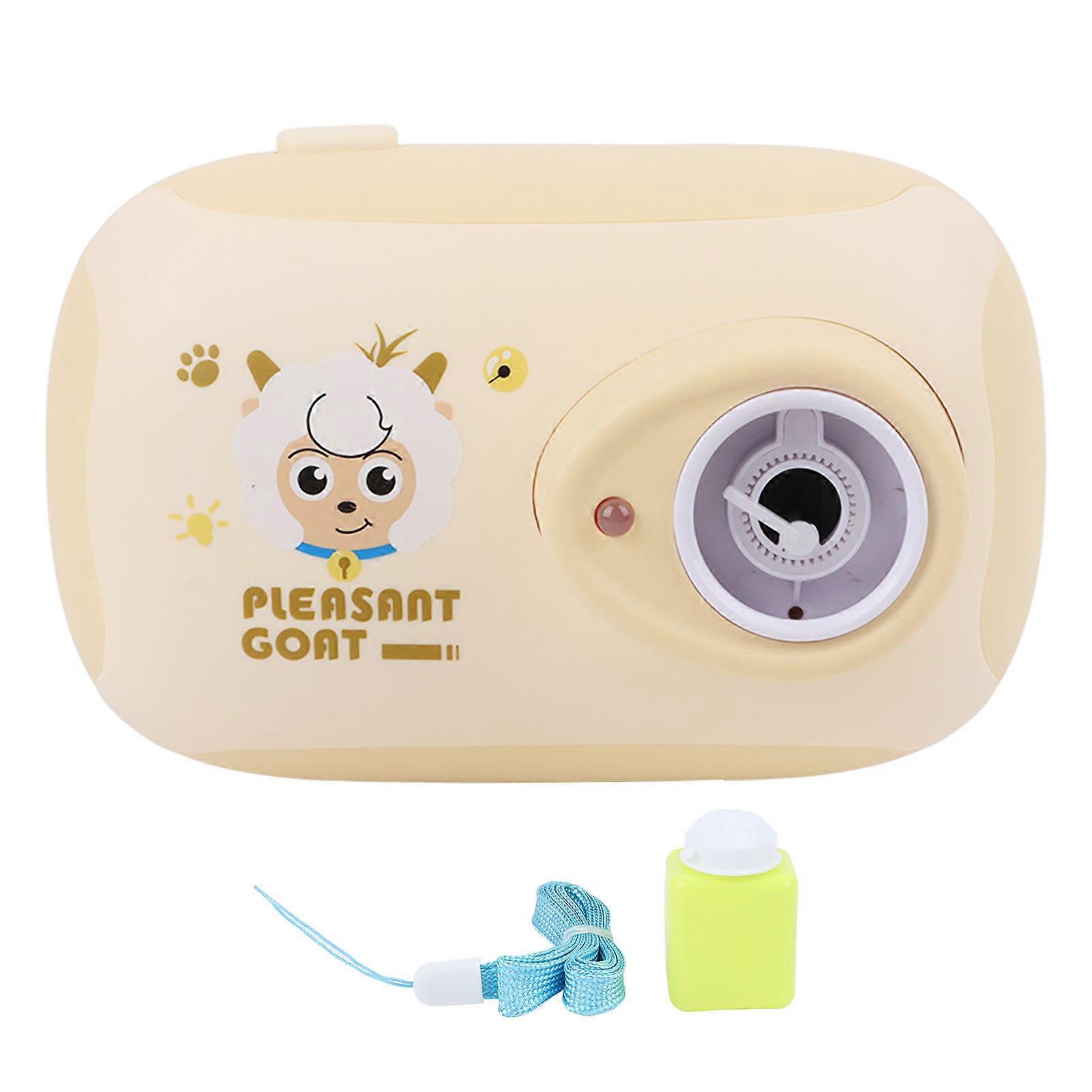 Bubble Machine Multifunctional Automatic Camera Bubble Maker with Bubble Solutions for Toddlers Kids Bubble Machine