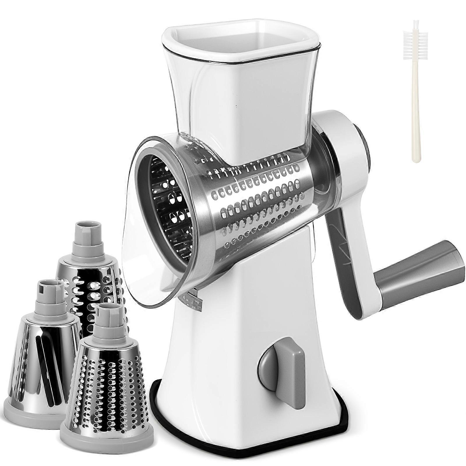 Multi-functional Rolling Slicer Grater Cher White