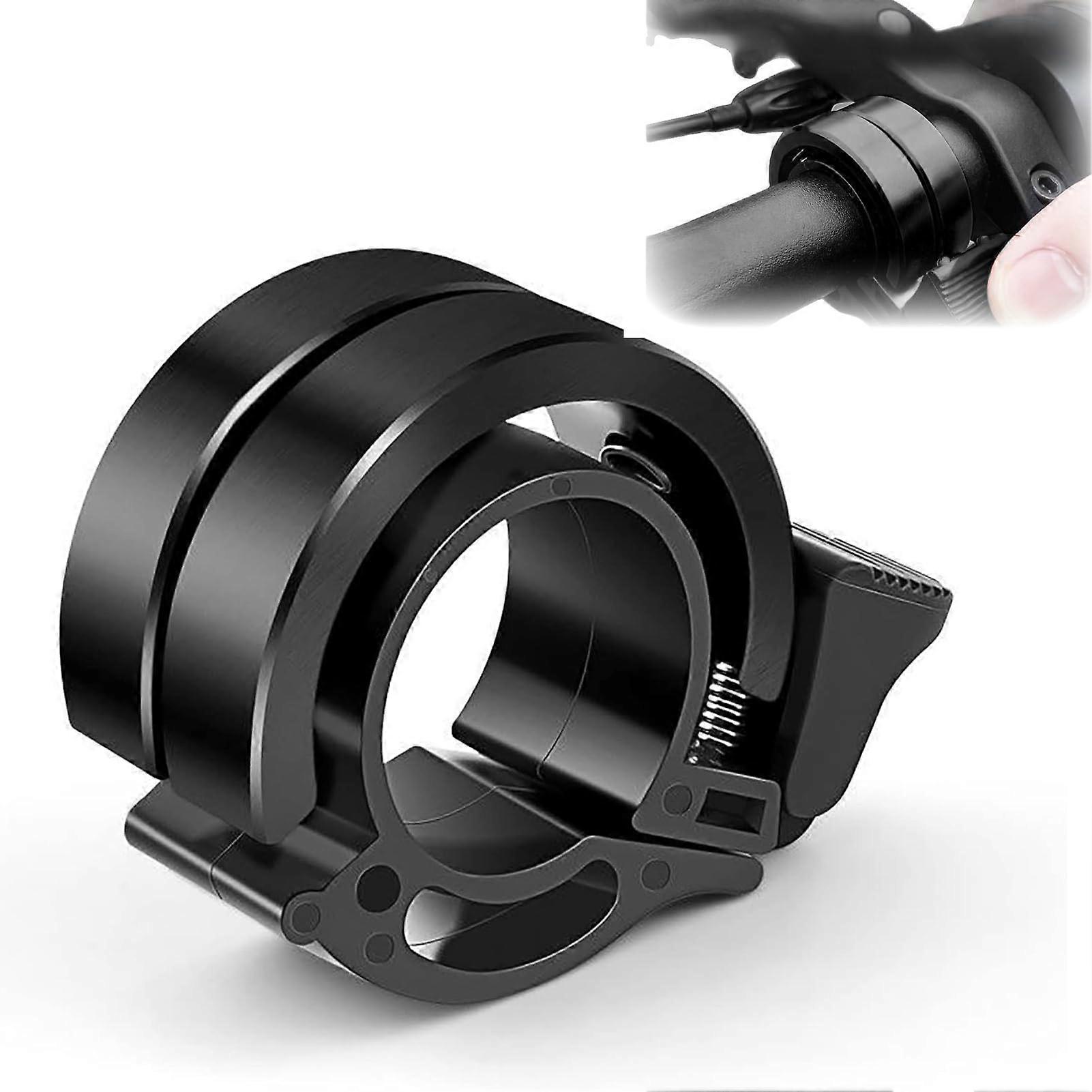 Bicycle Bell Loud and Bright, Compatibility for Mountain and Road Bikes, Durable Design, Easy to Install Steel Horn