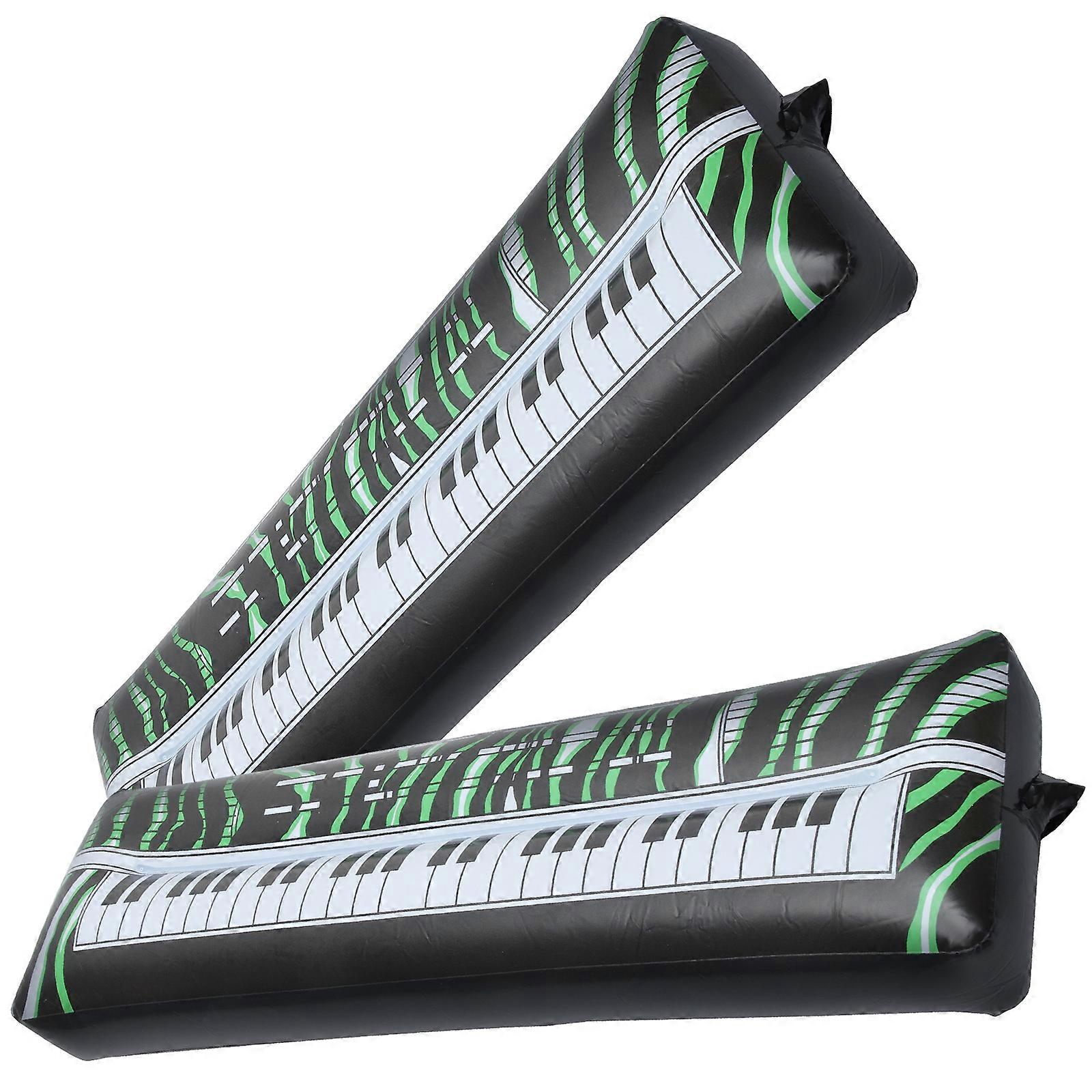 Inflatable Electronic Keyboards Party Props for Music Fans, Hawaiian Theme Stage Decorations for Summer Beach Concert Events