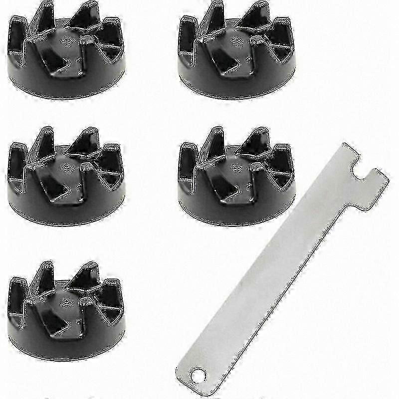5-Pack Rubber Coupler Clutch with Removal Tool for Stand Mixers-Compatible with 5KSB3, KSB5, 9704230 Models