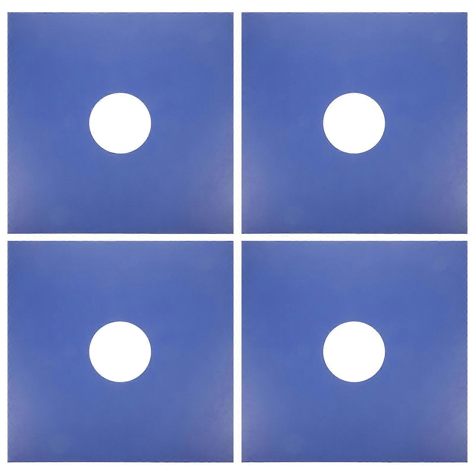 4pcs Vinyl Record Album Outer Sleeves Storage Covers