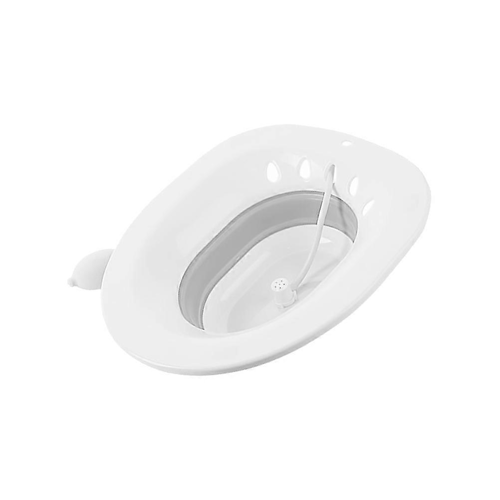 Pregnant Women Bidet Foldable and Spacesaving Design Made of PP TPR Grey Color Fits Most Toilets 1 Piece