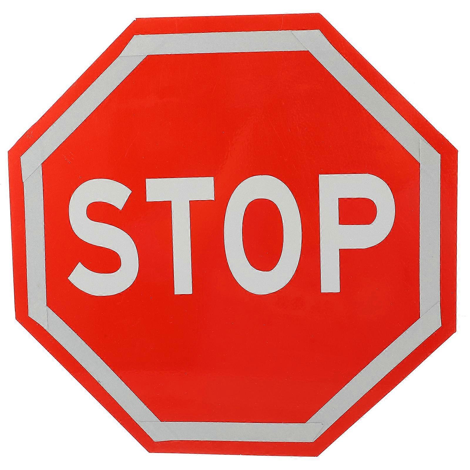 Reflective Traffic Sign Board 2pcs Warning Sign for Safety