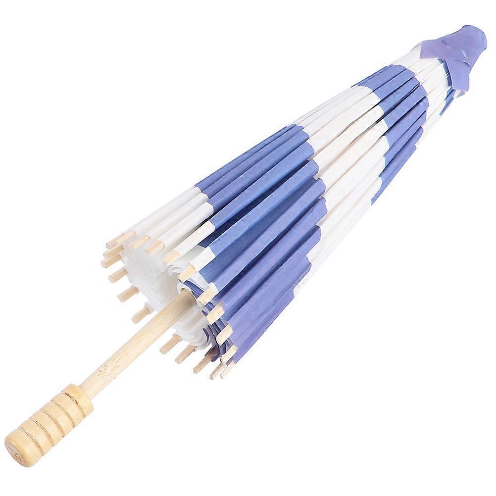 Japanese Style Paper Umbrella for Party Use with Simple Patterns and Multi Color