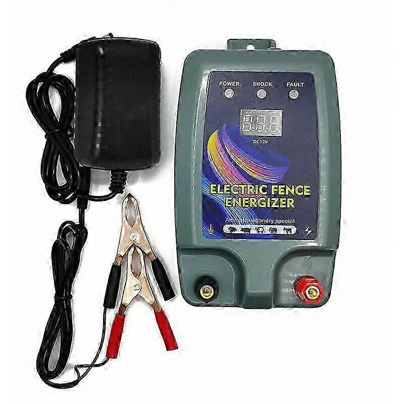 High Power Electric Fence for Livestock and Animals - Fence Energizer with 3 Power Modes