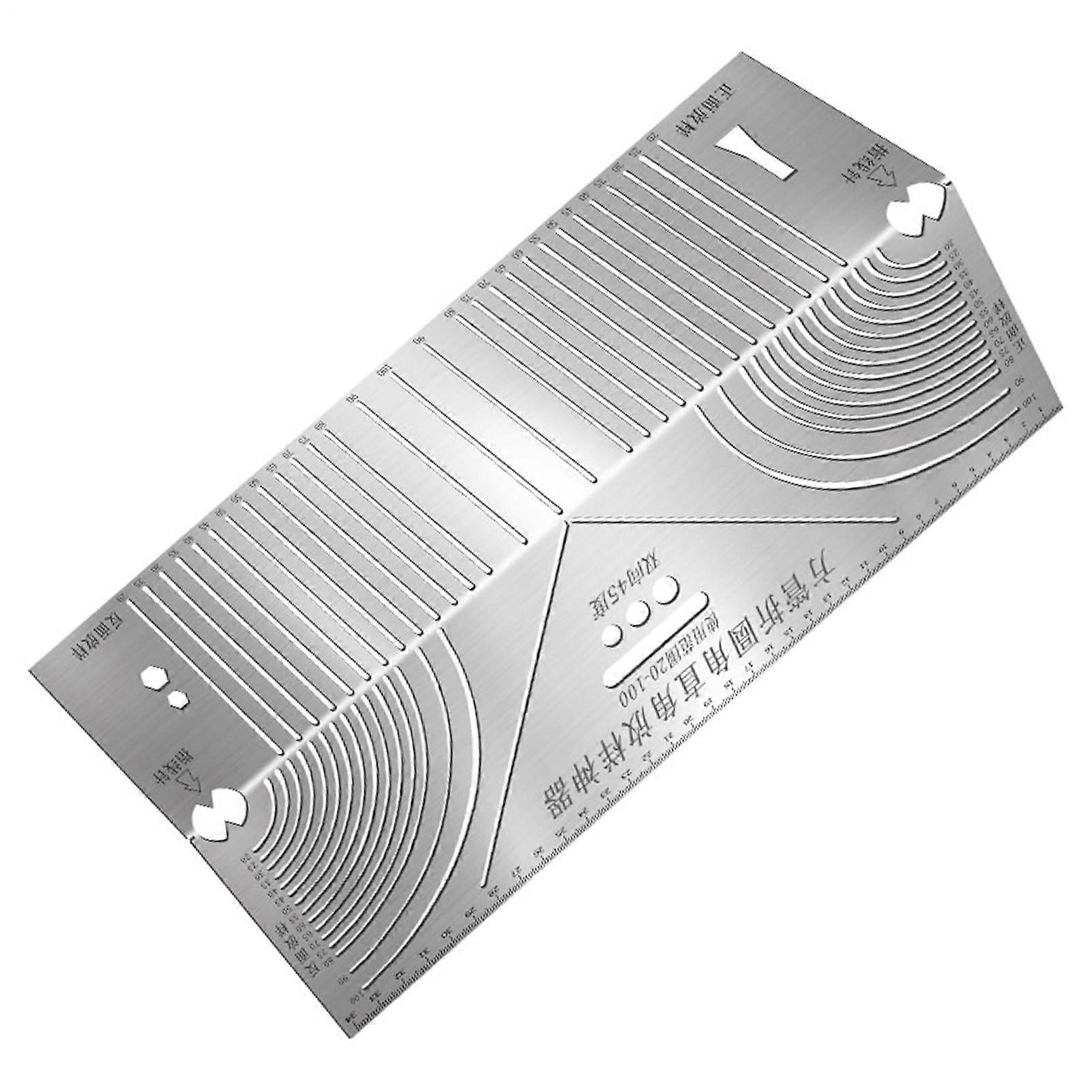 Metal Construction Layout Tool, Ergonomic Design, Precision Marking for Carpentry and Engineering