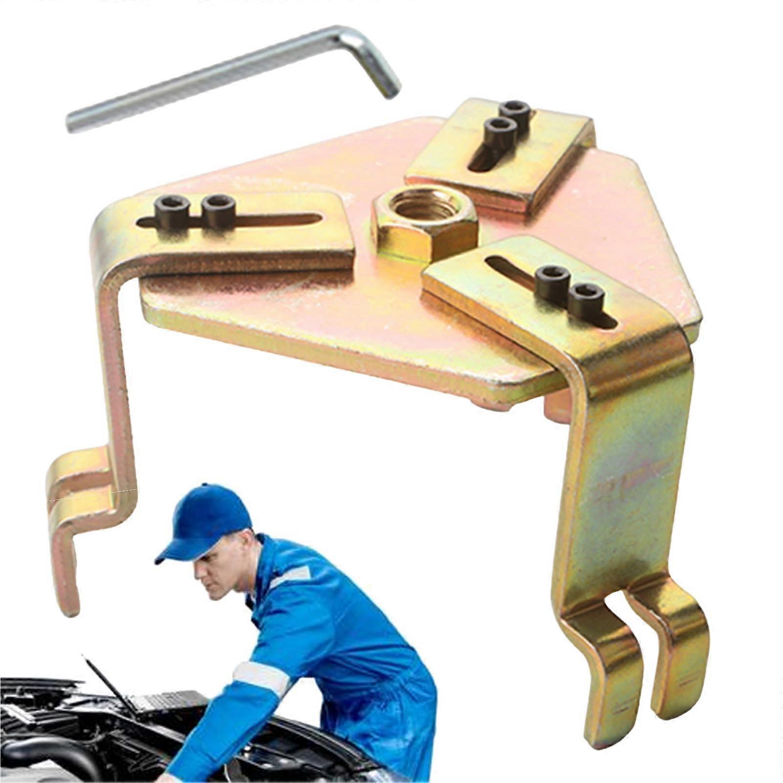 3-Jaw Adjustable Wrench Tool for Car Fuel Cap Removal, Collar Ring Spanner for Quick Tank Lid Disassembly and Installation