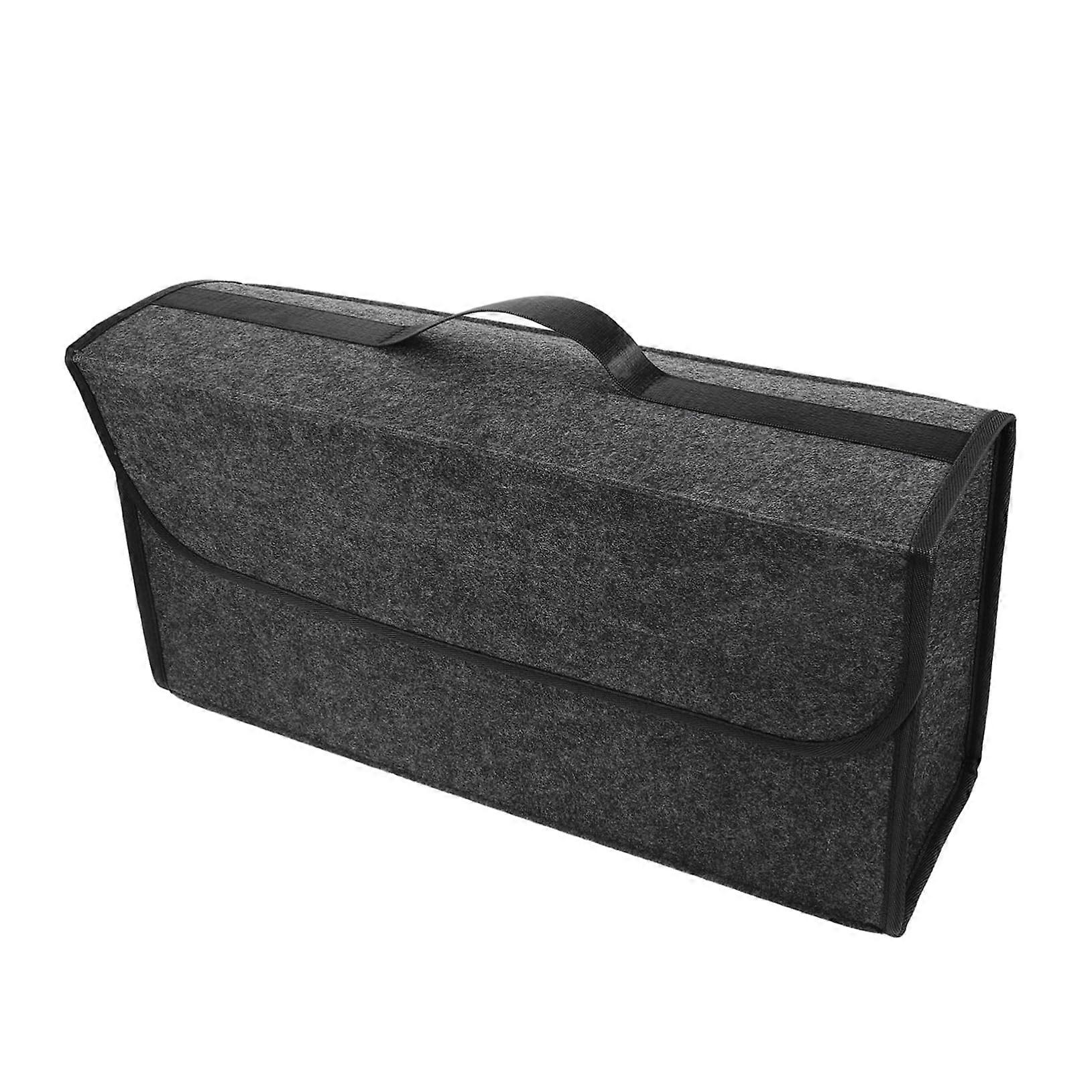 Car Backup Storage System for Truck Loads, Foldable Boot Organiser, Cargo Organiser, Hanging Boot Organiser, Car Garbage Bag, Hanging, Dark Grey Feels