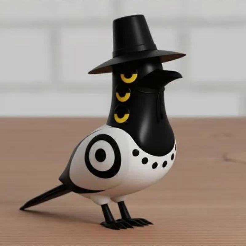 Kpop De MonHunters Derpy Sussie Three Eyed Bird Statue 3D Printed Anime Game Doll Ornament Demon Creatures Collection Toy