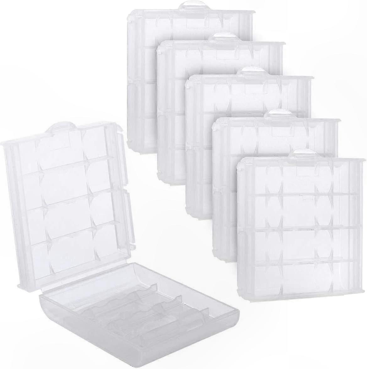 Compact Plastic Case for AA and AAA Battery Storage, Portable Organizer Solution