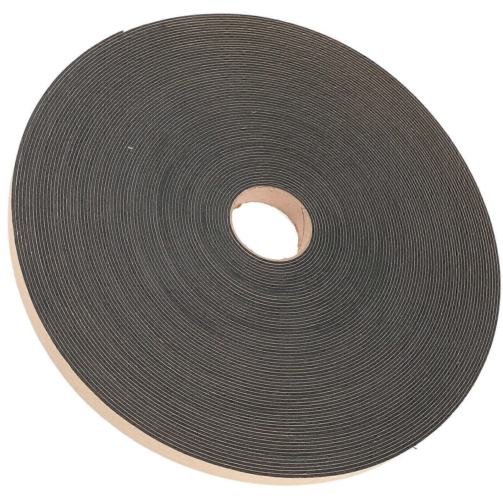 Black Speaker Gasket Tape for Door and Window Sealing Sponge Material Efficient Noise Proof 1 Roll