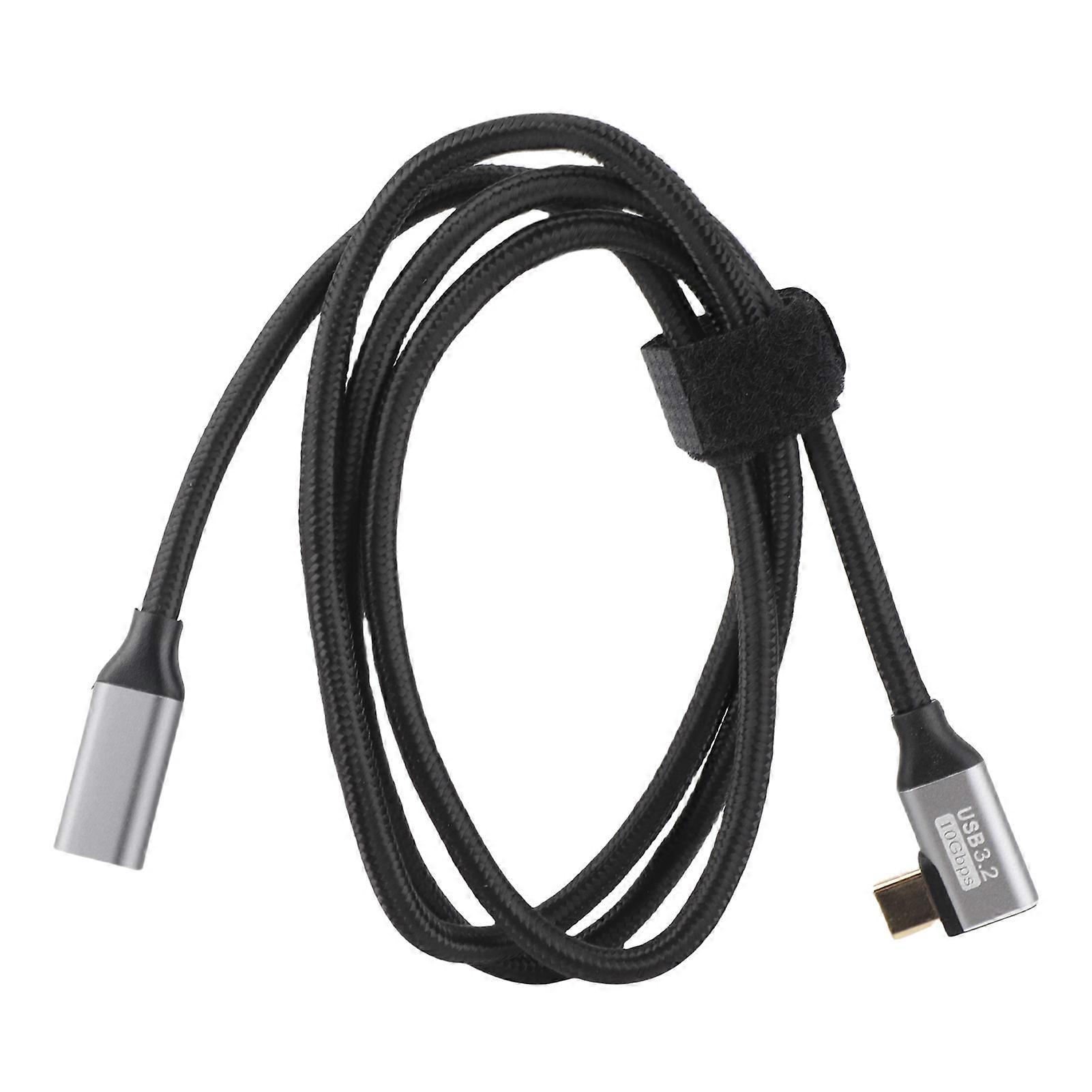 4K 100W PD 5A USB3.2 Type C Extension Cord - Durable, Smart Charging, HD Screencasting