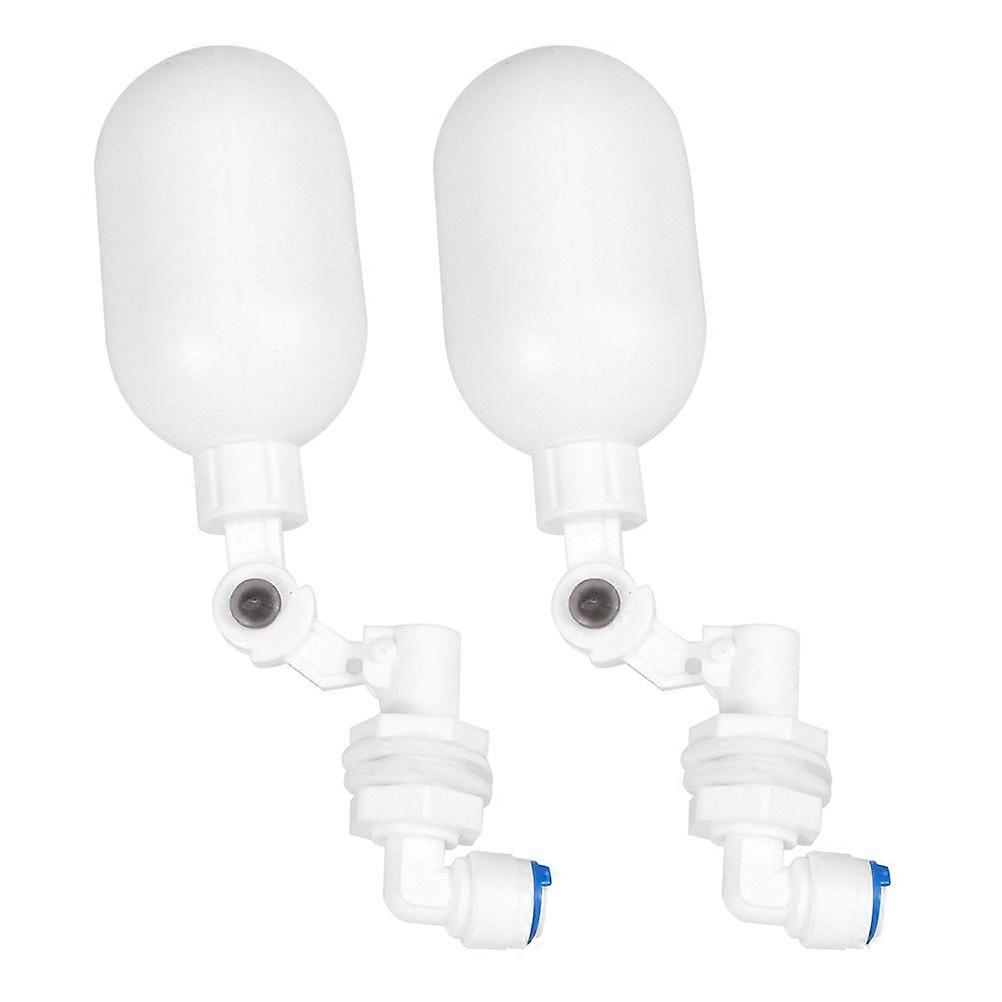 2pcs Float Valve for Livestock Drinking Bowl Automatic Water Level Control Adjustable Float Valve for Cattle Trough Farm Accessory