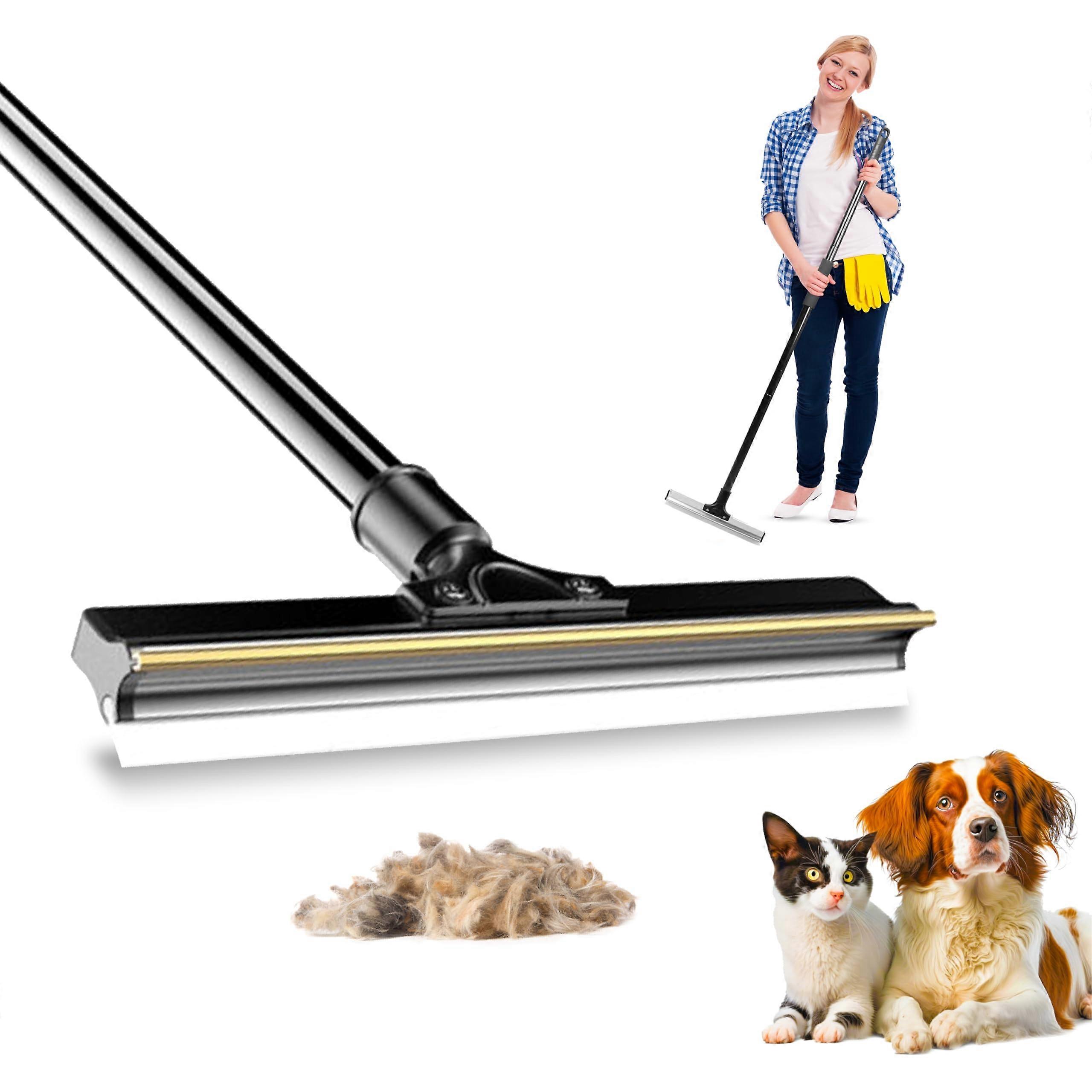 Ultimate DualSided Carpet Rake for Rugs, Tiles Wood Floors Long Handle Carpet Scraper Tool