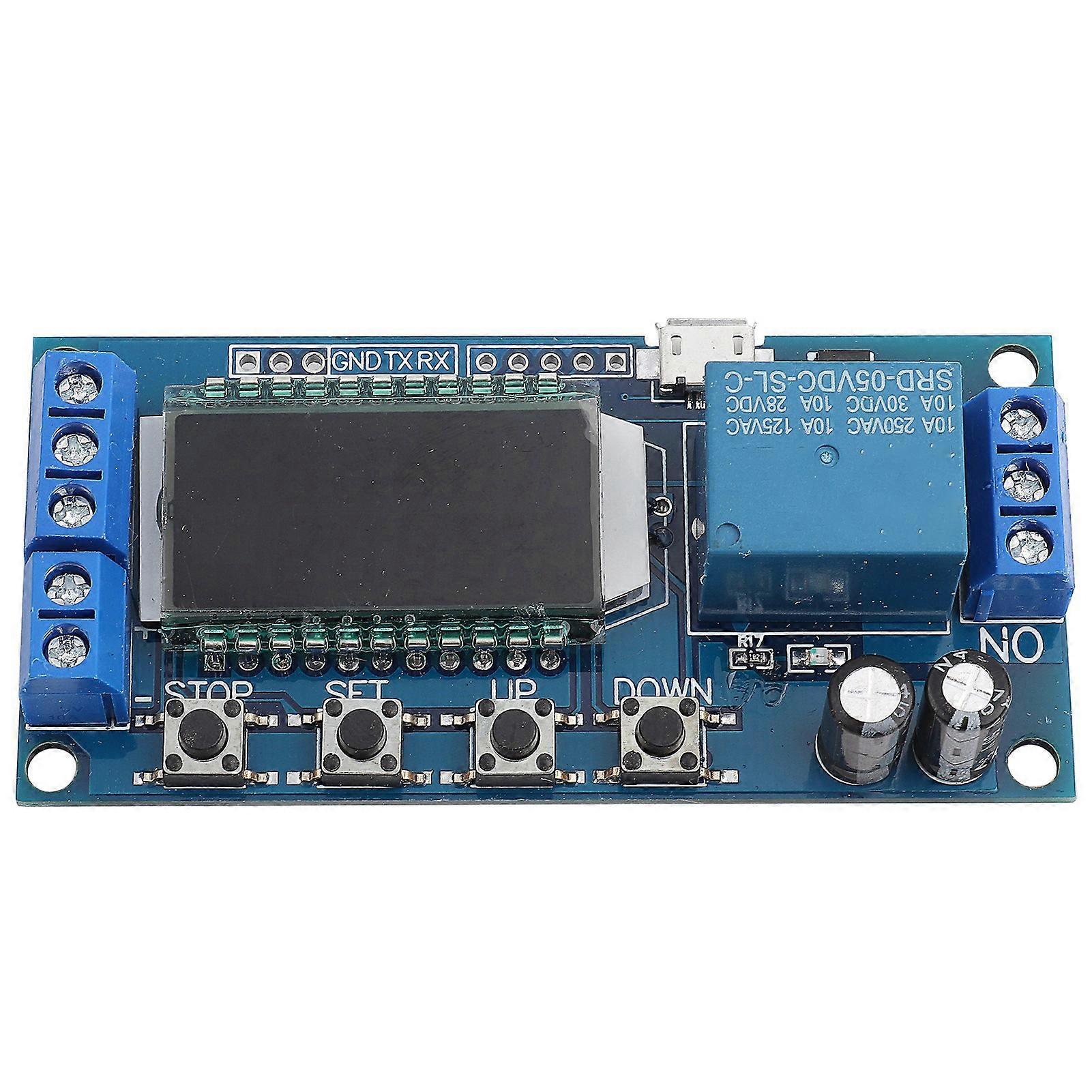 Cycle Trigger Delay Timer Switch Electronic Relay Module Adjustable Delayed Power Off Circuit for Automation Control Projects