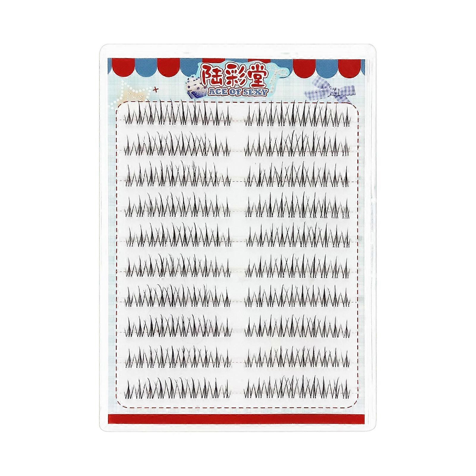 Cosplay Individual Lashes Clusters Dense Soft Artificial Eyelashes