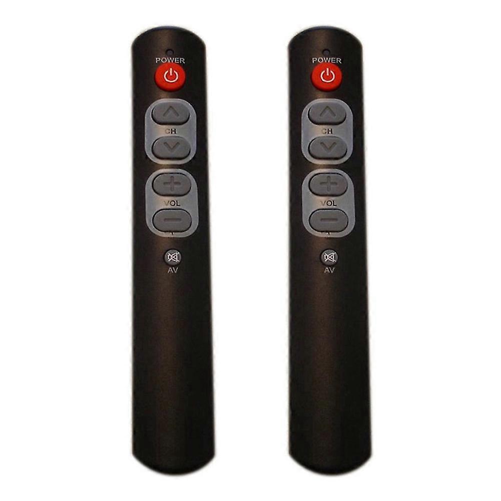 2PCS Universal 6-Button Smart Remote Control IR Copy Learning Function Remote Control for TV, STB, DVD, DVB, VCR A