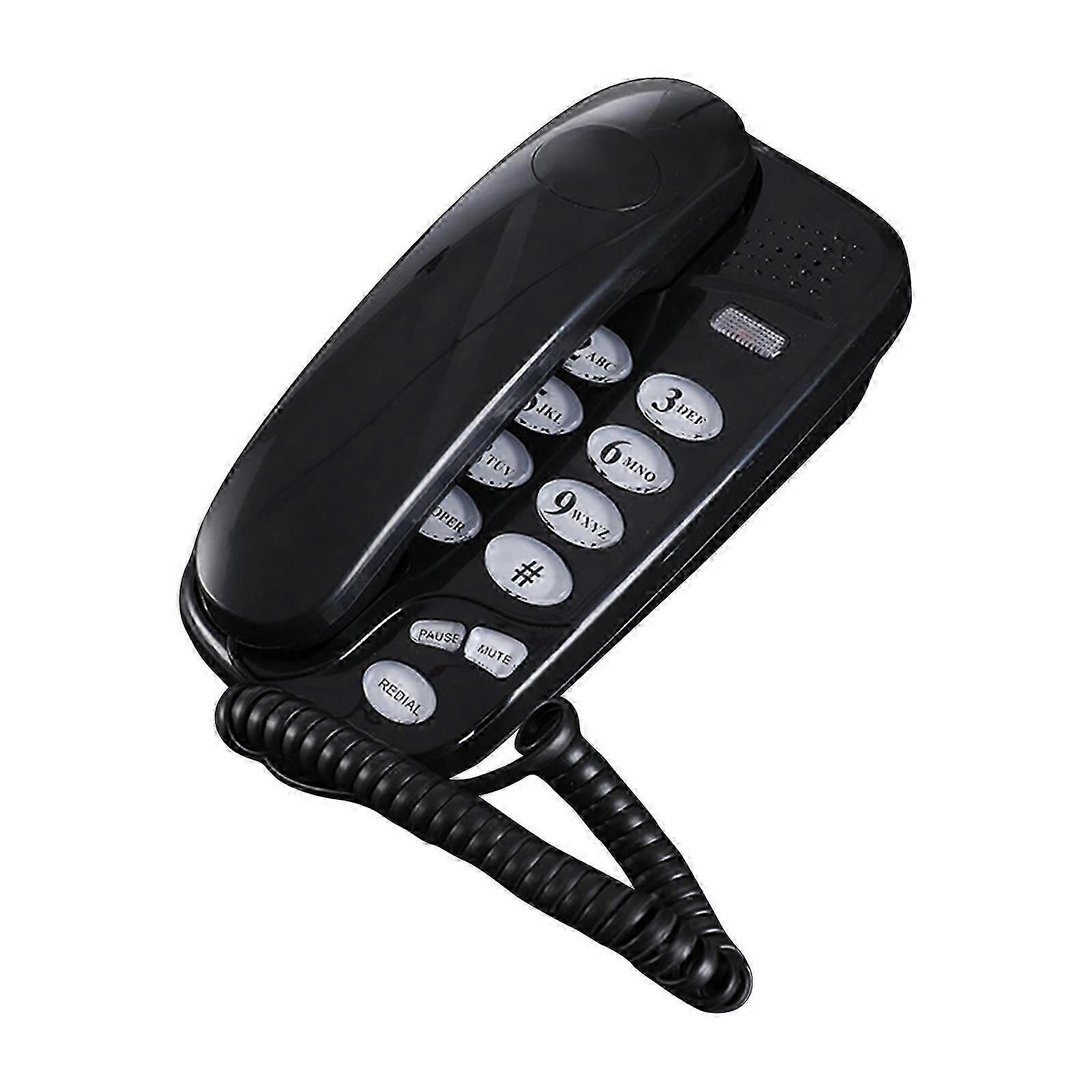 KXT-580 Big Button Corded Phone Telephones Landline Phone with Call Light Redial