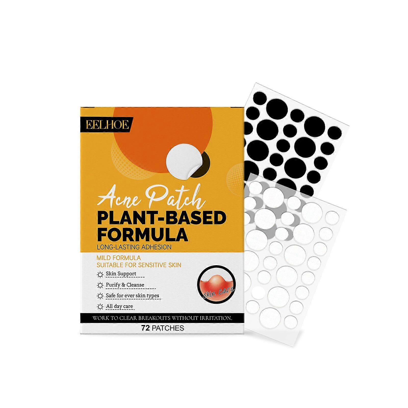 InvisiblePimple Patches for Face, 72 Patches Acne Patches Day and Night, Hydrocolloid Patch Thin & Thick Pimple Stickers for Covering Zits, Blemishes 