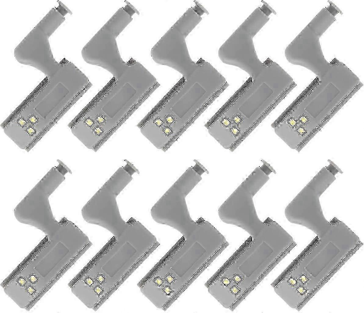 10 Pcs LED Sensor Light for Cabinet, Closet & Wardrobe, Universal Night Lighting