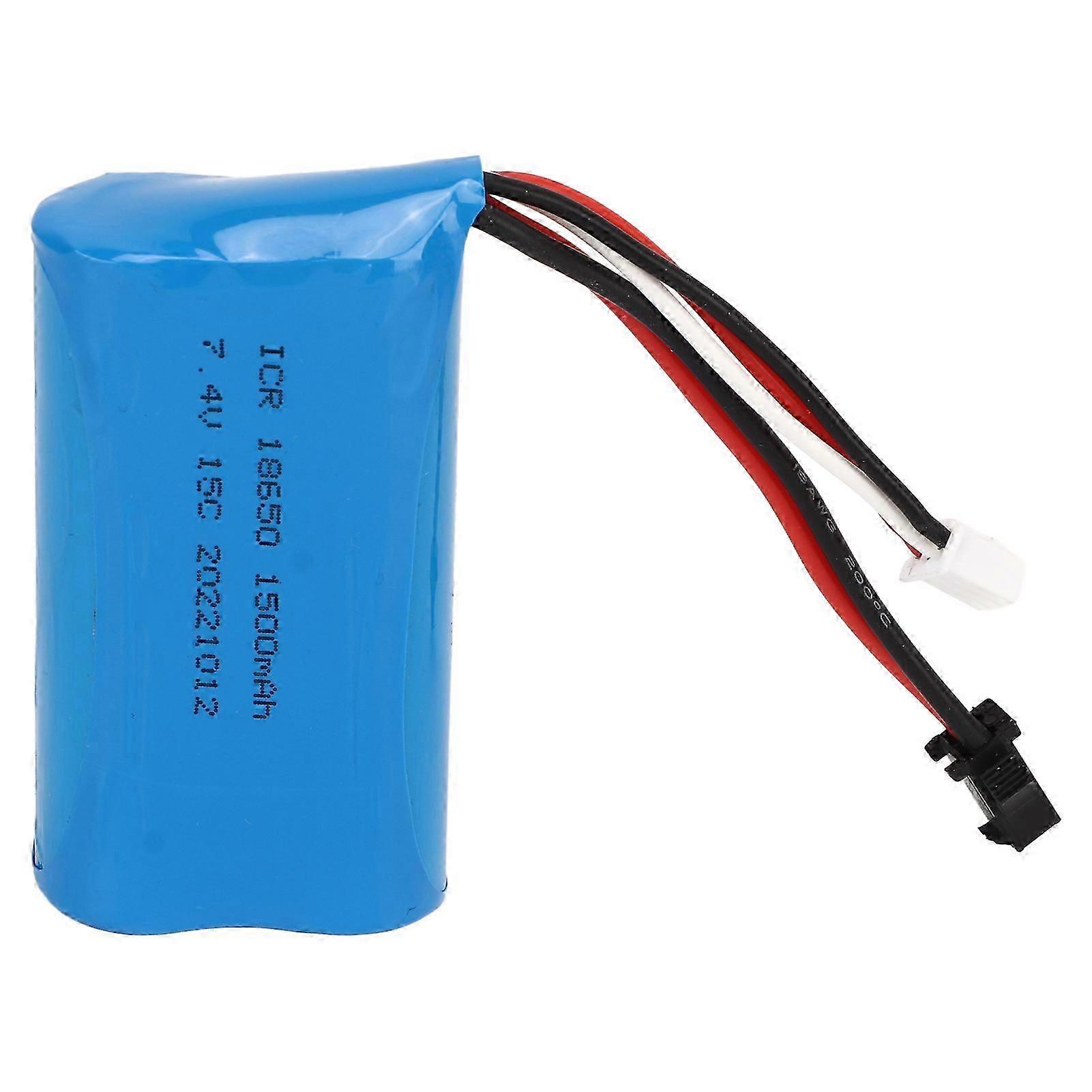 20247.4V 1500mAh Lithium Battery SM Head Upgraded Battery RC Spare Parts for Syma 822 RC Aircraft Battery for T39 T40 F39