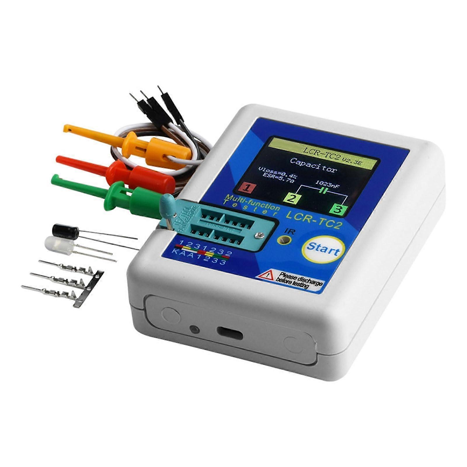Transistor Tester TFT Diode Triode Capacitance Meter Transistor Meter MOSFET Multifunction Multimeter Resistors Capacitor