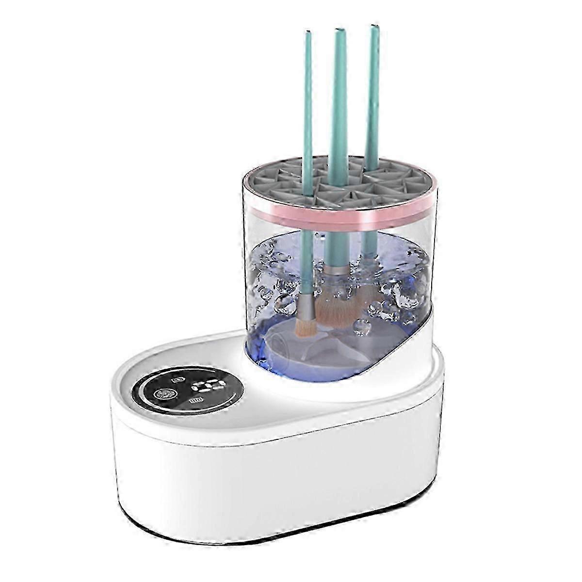 Multi-functional automatic cleaner for all types of makeup brushes and blenders