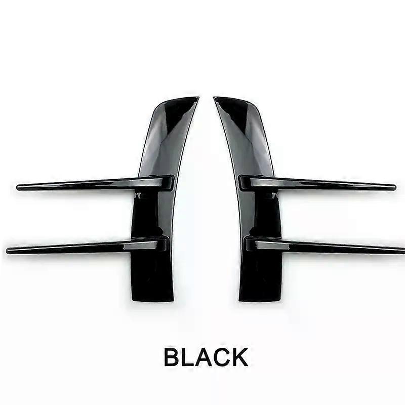 2Pcs For Benz A-Class A180 A200 A220 Front Bumpers Lip Air Vent Trim Spoiler Canards Splitter Car Styling Accessory
