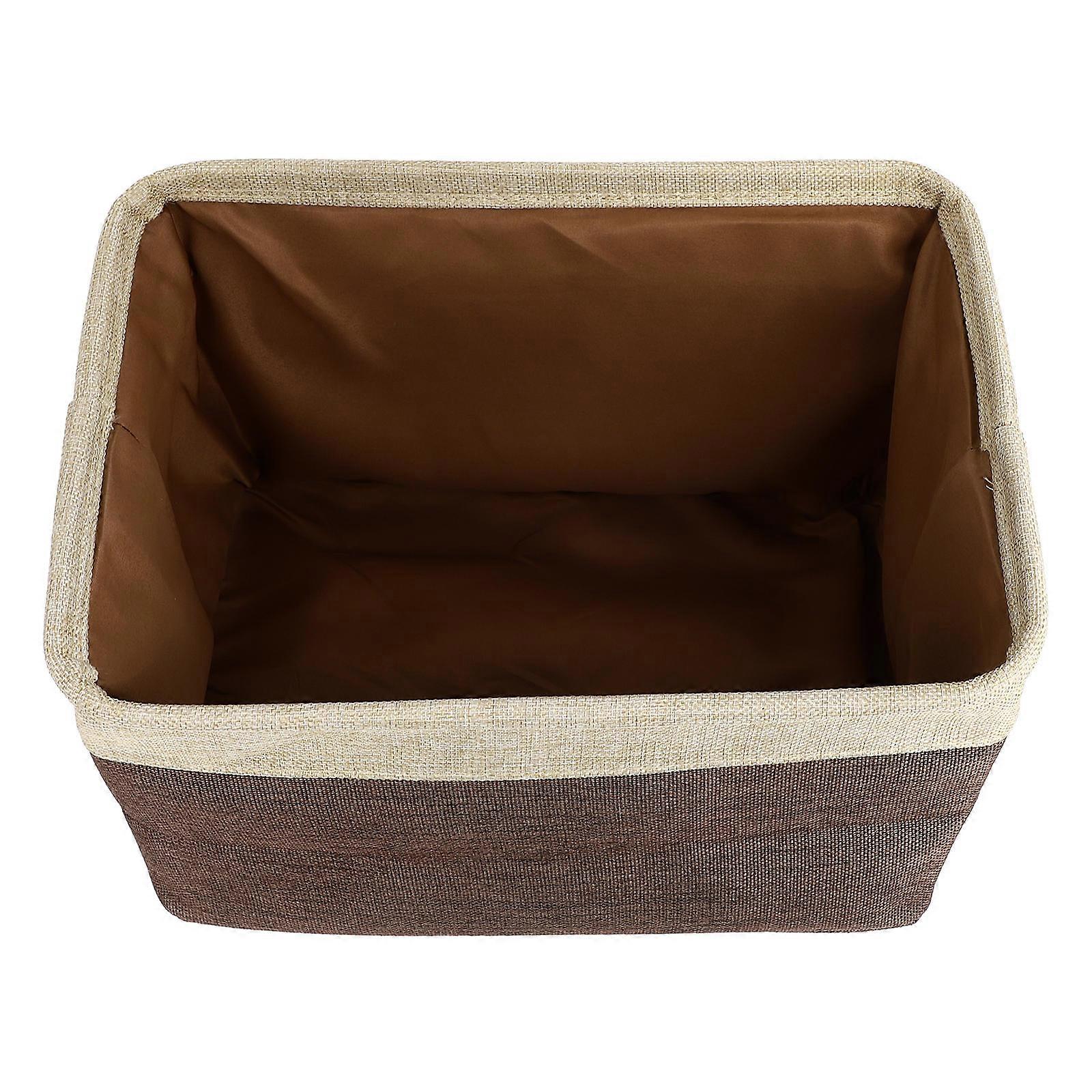 Cloth Storage Basket Folding Storage Basket Children's Toys Home Use Coffee Oxford Fabric Toy Organization 1Pc