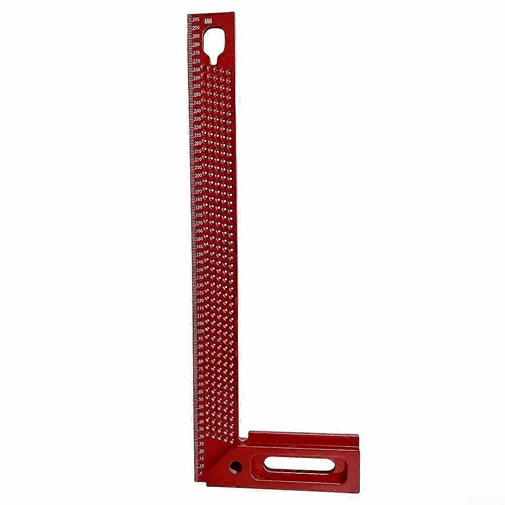 LShape Woodworking Rule 300mm Aluminum Scribing Tool Accurate Measurement And Marking Gauge For Furniture Making