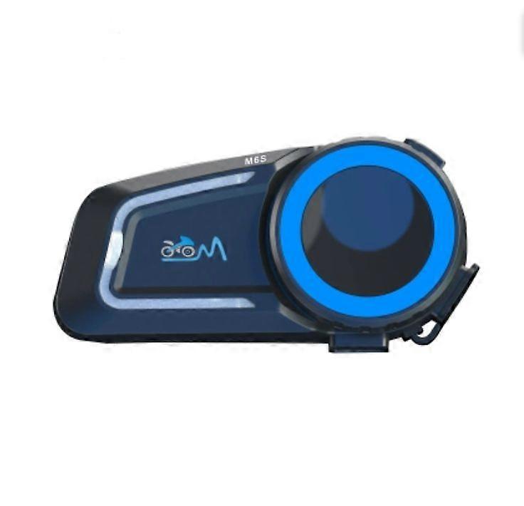 Motorcycle Bluetooth Intercom BT5.0 Dual Chips 1000M Range, CVC+DSP Noise Reduction, IP67 Waterproof for Motorcycling and Outdoor Adventures(Black)