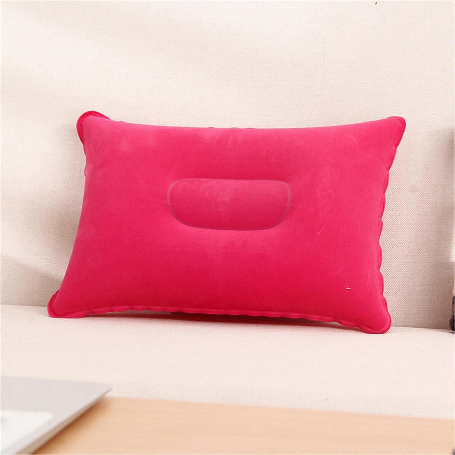 Portable Inflatable Camping Pillow Ultralight Thickened Backpacking Pillow For Neck And Lumbar Support Travel Hammock