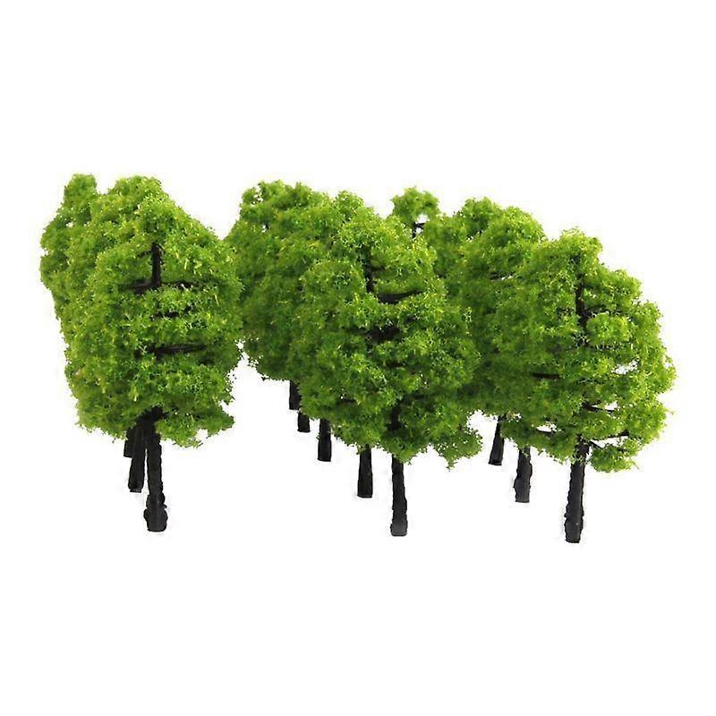 20pcs Model Trees Artificial Tree Train Railroad Scenery Architecture Tree 1:100