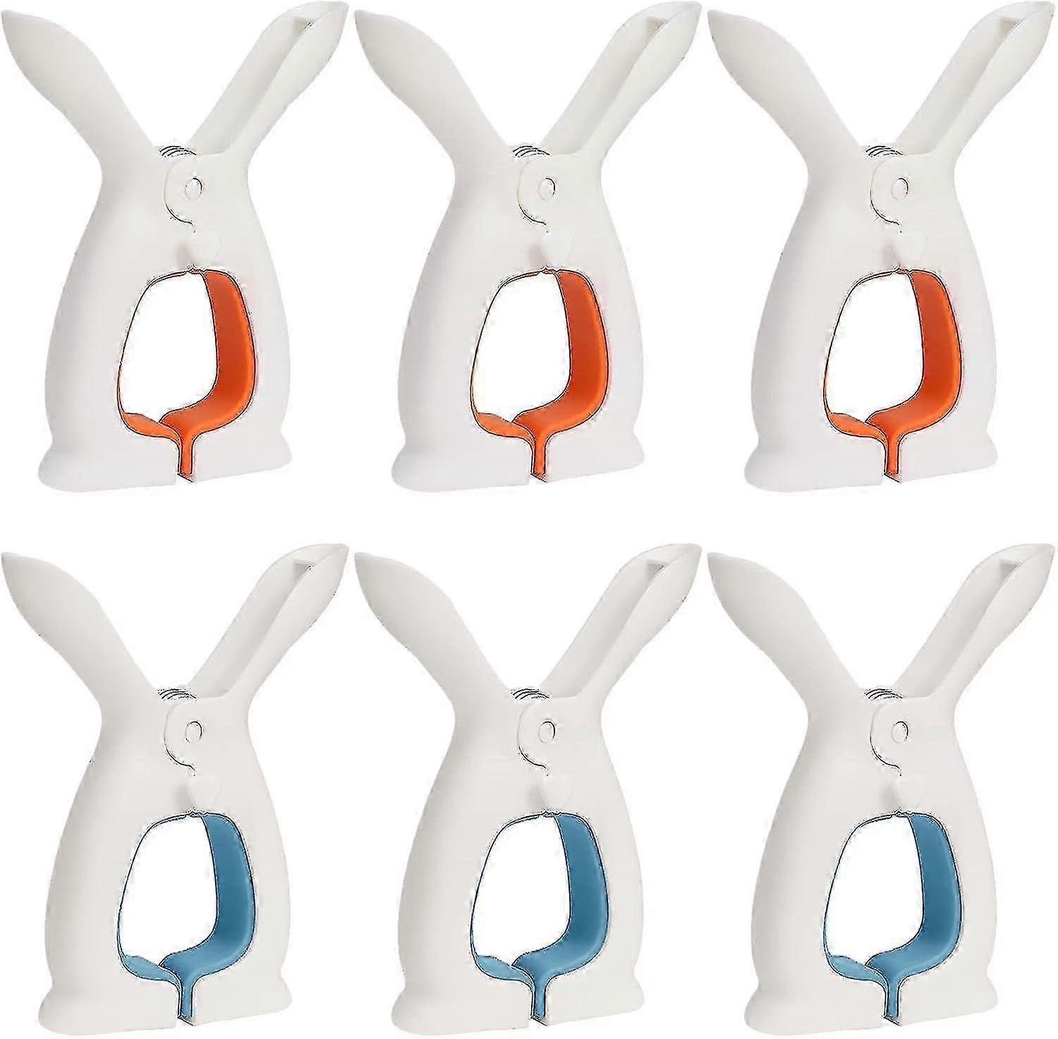 6pcs Outdoor Clothespins No Trace Plastic Clothespins