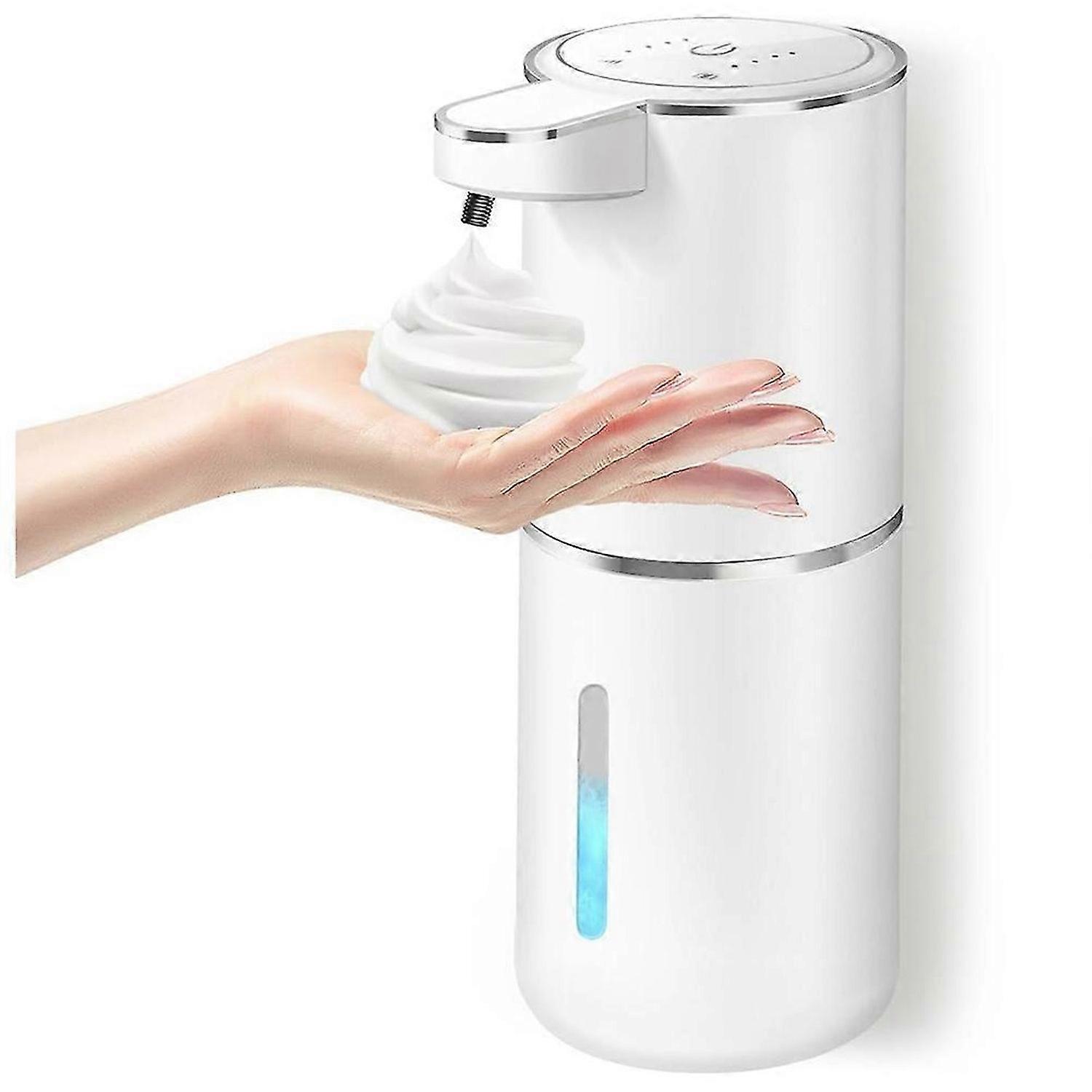 Automatic Soap Dispenser - Touchless Foaming Soap Dispenser 400Ml USB Rechargeable Dispenser for Bathroom