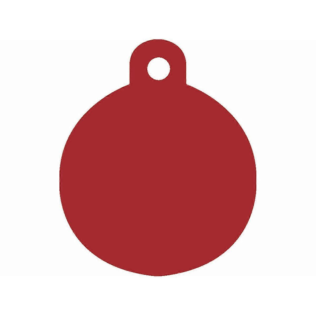 Identification plate Imarc Circle Red