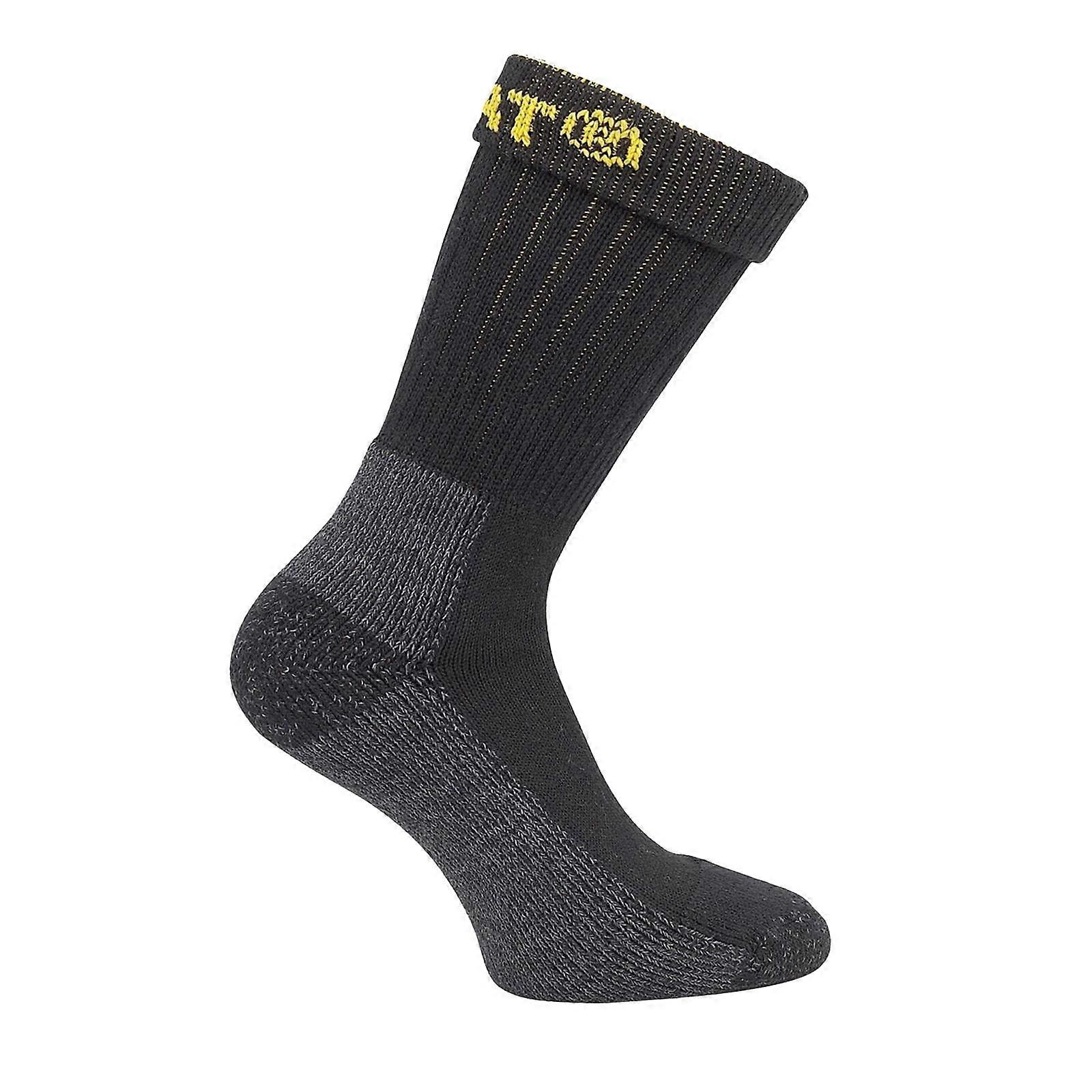 Industrial Work Socks 2-Pack Black