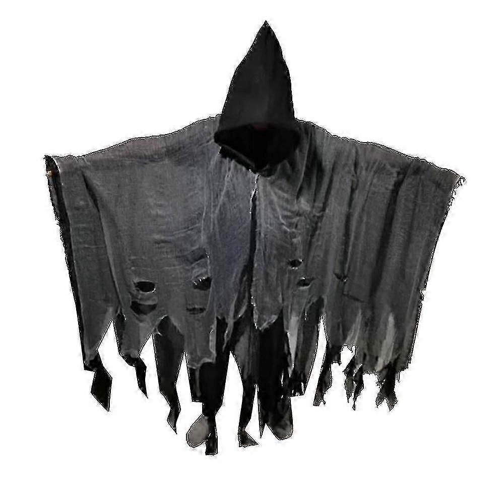 Voksen Halloween-kappe med hette til fest