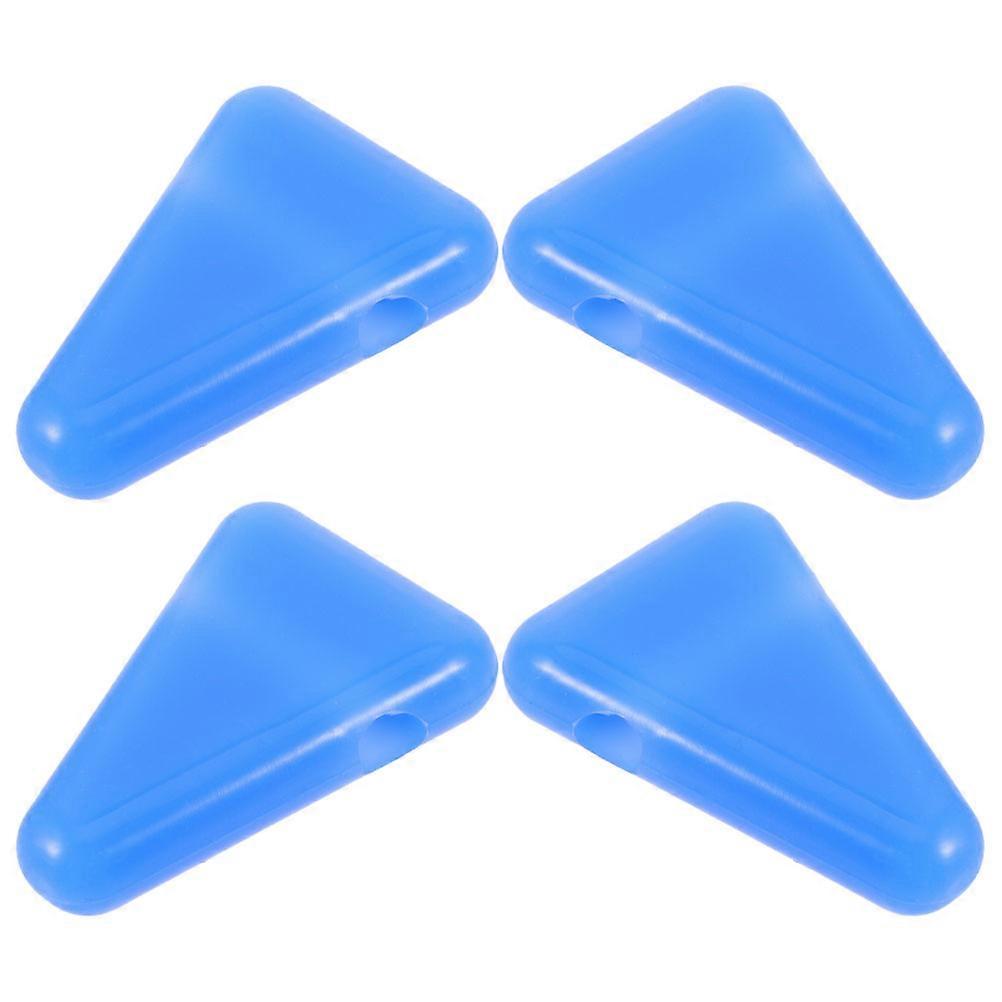 fork Supplies Triangle Portable Use Sturdy Support Anti Slip Silicone Holder For Meditation Musical Practice 4Pcs