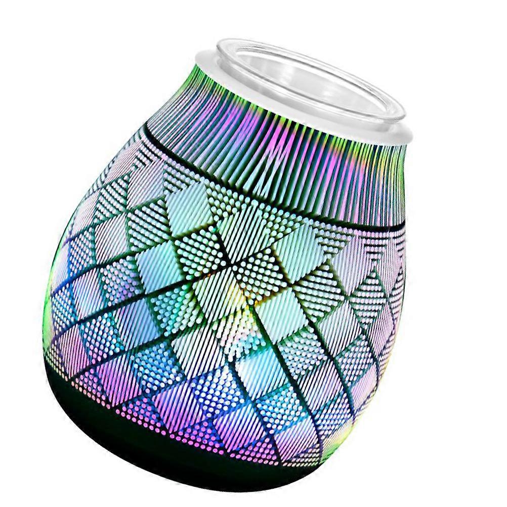 Fragrance Light Glass Scented Oil Lamp for Decoration 1Pcs Multi