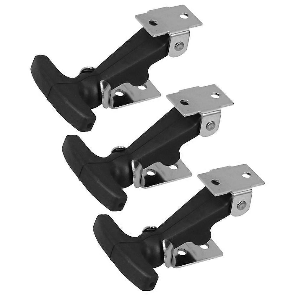 Rubber Hasp Latch Toolbox Durable Use Automotive Use Multi Material with Shock Absorption 3Pcs