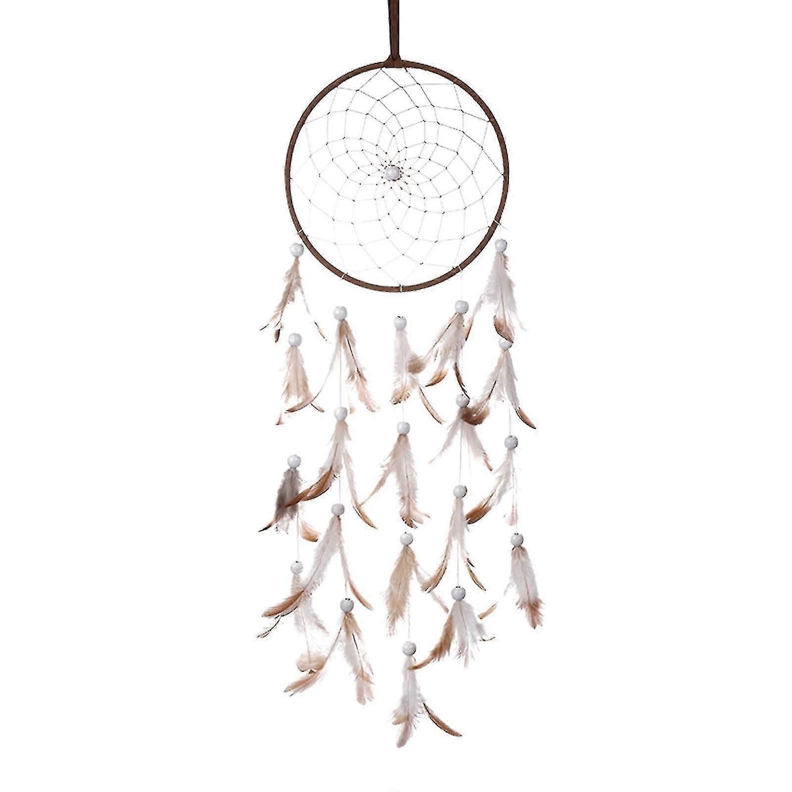 Seasonal & Holiday Decorations Handmade Lace White Feather Wall Hanging Home Decoration Q