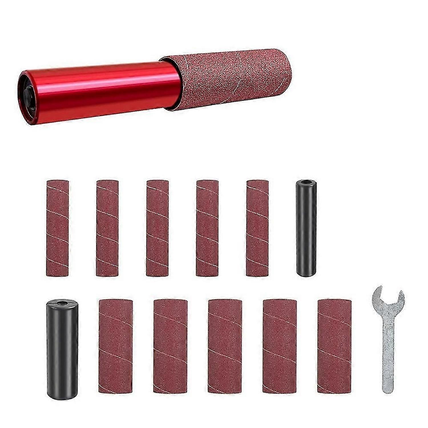 Spindle Sander Adapter for Power Drill, Handheld Rubber Sanding Drum