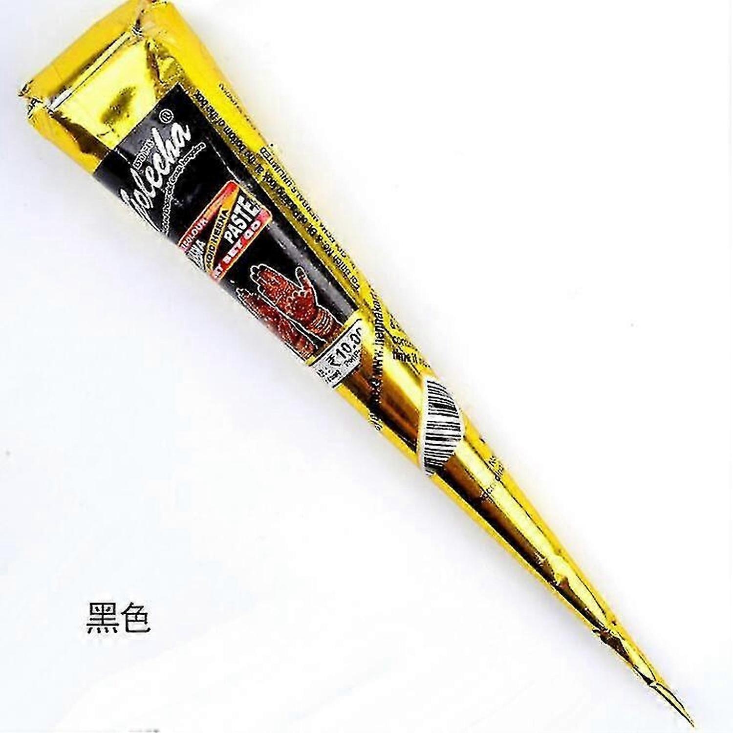 Hint Kınası Dövme Macunu Siyah Kahverengi Kırmızı Beyaz Kına Konileri Geçici Dövme Vücut Sanatı Çıkartması Kına Vücut